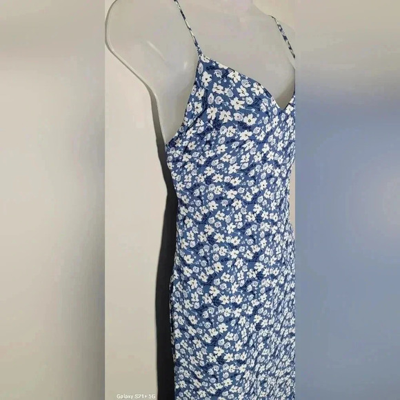 REFORMATION Flourish Ivory Floral Print DIETRICH A-Line Tie Waist Crepe Dress 2P - Picture 9 of 16